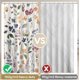 thumbnail image 2 of Cortina de ducha ZHAOCHENG con diseño floral de tinta 72 x 72 pulgadas, 2 of 5