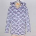 thumbnail image 5 of qolati Toddler Girls Fleece Hoodie Cozy Sherpa Fall Sweatshirt Cute Dots Printed Fuzzy Fluffy Pullover Casual Tops 4-15 Years, 5 of 5