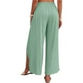 thumbnail image 6 of EDFBUYKRS Female Women Pants Casual Womens Fall Pants 2026 Petite Womens Wide Leg Pants Flowy Summer Business Work Casual Beach Palazzo Pants Xl, 6 of 8
