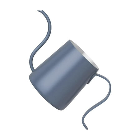 

Hand Coffee Kettle Long Narrow Coffee Dripper Tea Pot Coffee Pouring Kettle Drip Pot for Coffee Lover for Home Kitchen Navy blue