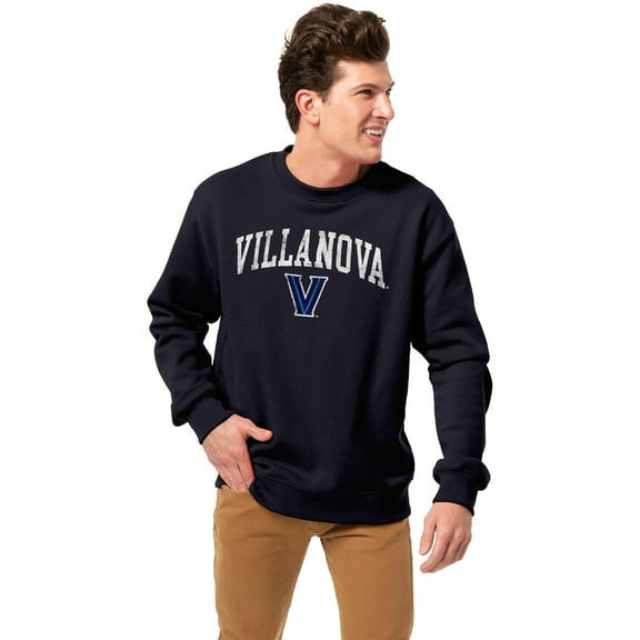Men's-League Collegiate Wear Navy Villanova Wildcats Essentials 2.0 Pullover Sweatshirt