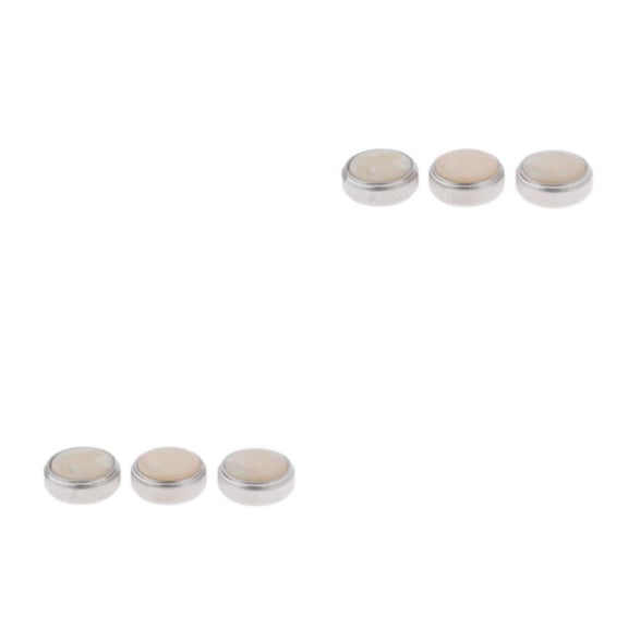 Eigraketly 3 Pieces Alloy Euphonium Valve Finger  Buttons Wind Set Brass Instrumental Tipo 1 2piezas