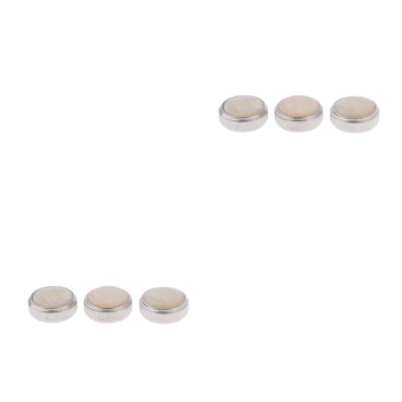 Eigraketly 3 Pieces Alloy Euphonium Valve Finger Buttons Wind Set Brass Instrumental Tipo 1 2piezas