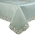 thumbnail image 6 of Table Cloth for Dining Table, Gray Table Linen, 60x120 inches Rectangle - The Creola Collection - Home Decor, 6 of 6