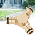 thumbnail image 4 of Adaptador de manguera Conexión rápida de latón Conector en T Tubería de agua ANGGREK  Otros, 4 of 7