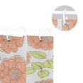 thumbnail image 5 of Peach Blossom Pattern Design 72x72 Waterproof Shower Curtain Liners Durable Metal C-Hooks Fade-Proof Thermal Print Anti-Splash, 5 of 5
