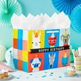 Hallmark Jumbo Multicolored Gift Bag (Happy Birthday Animals)