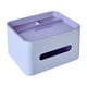 thumbnail image 2 of Organizador de papel y caja de pañuelos para escritorio | Mesa de centro multifuncional con control remoto | Organizador de escritorio compacto con ranura para teléfono para sala de estar y oficina, 2 of 3
