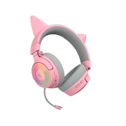 Razer Kraken Kitty V3 Pro Wireless RGB Kitty Headset for Gaming and Streaming, Quartz