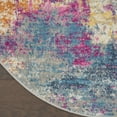 thumbnail image 3 of Nourison Passion Modern Ivory Multicolor 5' x 8' Oval Area Rug  (5x8 Oval), 3 of 9