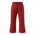 thumbnail image 5 of TZEWGL Comfortable High Waisted Wide Leg Pants For Kids Elastic Trousers Comfy Straight Leg Long Pants With Pockets For Children size 4-5T, 5 of 5