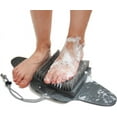 thumbnail image 1 of Shower Foot Scrubber Mat with Pumice Stone - Cleans  Smooths & Removes Dead Skin on Foot Without Bending  Foot Callus Remover with Non-Slip Suction Cups  Foot Scraper for Shower & Bathtub, 1 of 6