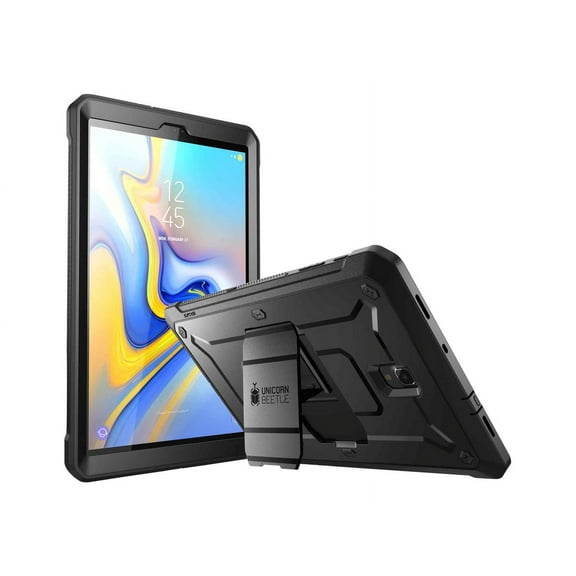 SupCase Unicorn Beetle Pro - Protective case for tablet - rugged - polycarbonate, thermoplastic polyurethane (TPU) - black - 10.5" - for Samsung Galaxy Tab A (2018) (10.5 in)