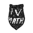 thumbnail image 3 of Easygdp I love Math Pet Scarf, Dog Triangle Scarf, Printing Dog Bib, Handkerchief Scarf for Small Medium Large Dogs Cats Pets, 3 of 9