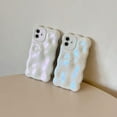 thumbnail image 6 of Compatible with iPhone 12 Wavy Phone Case, Cute Coquette 3D Wave Bubble Pattern and Stylish Wavy Border, Soft TPU, Protection Shockproof Phone Case for Women Girls (Colorful), 6 of 13