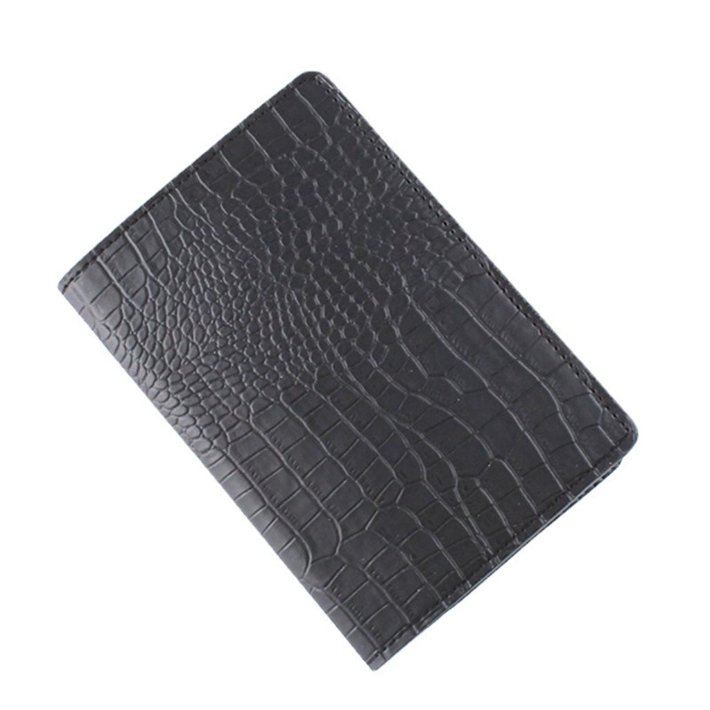 New crocodile printed leather passport case wallet credit ATM card case holder 