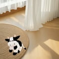 thumbnail image 3 of Realistic Farm Cow Toy Soft Stuffed Animal Cuddly Cattle Figure For Kids Nursery Educational Companion, 3 of 4