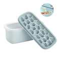 thumbnail image 2 of Bandeja Para Cubitos De Hielo Caja De Hielo Cuadrada Fácil De Desmoldar Recipiente De Hielo De Cubitos De Hielo Flexible Molde De Hielo No Tóxico Para El Hogar Helado De Cubitos De Hielo Kearding HA016412-00, 2 of 7