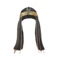 thumbnail image 3 of Doomiva Egyptian Costume Accessories Egyptian Cleopatra Black Wig Neck Collar Wristbands Waist Belt Halloween Party Props Blue One Size, 3 of 7