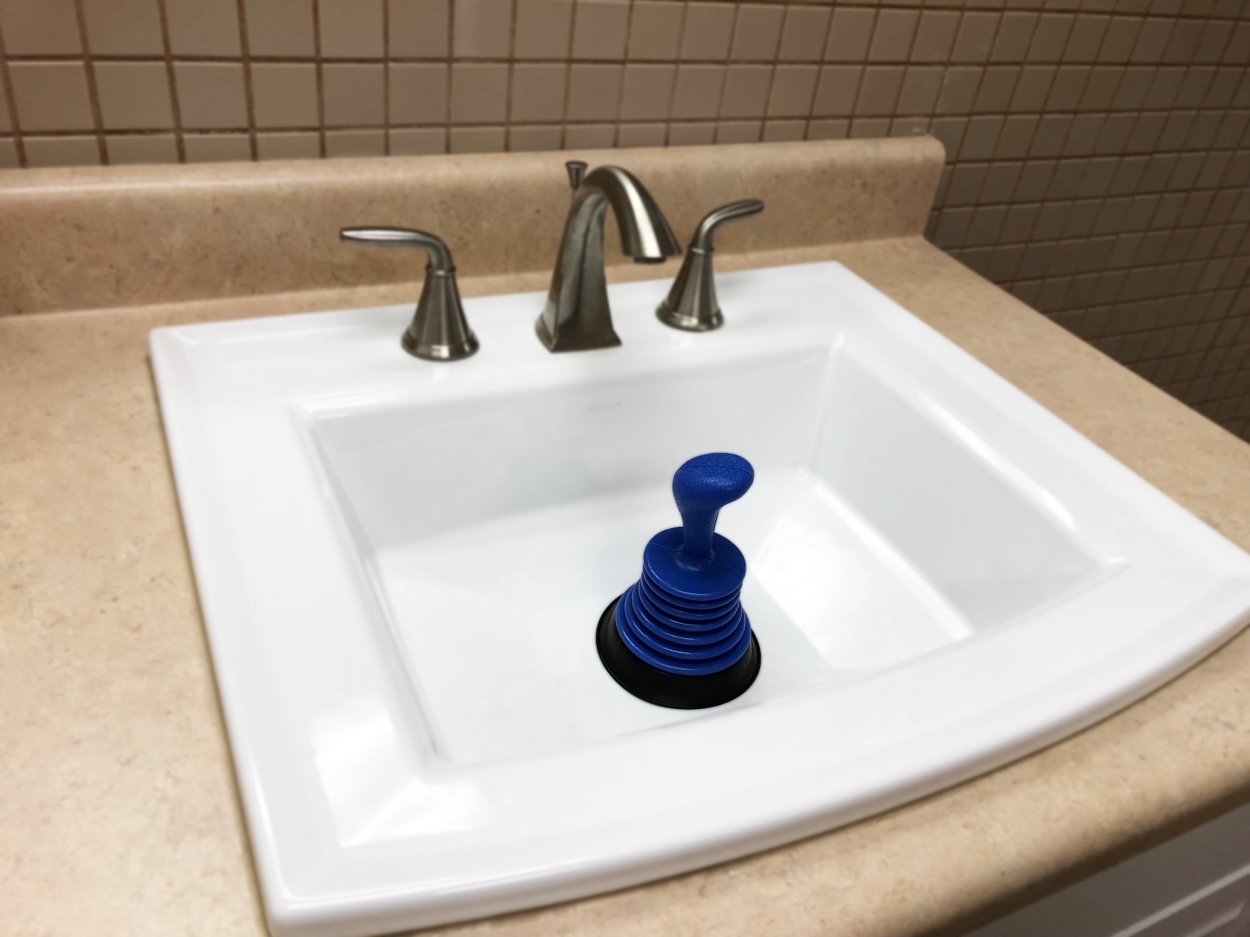 THEWORKS 4.5-Inch Mini Master Plunger with Durable Bellows Cup