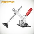 thumbnail image 2 of POWERTEC 500lbs Vertical Hold Down Toggle Clamp and Mounting Plate Kit for Woodworking, 500LB Holding Capacity w/ Quick Release, 71702, 2 of 7