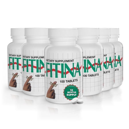 Fitina Brain Health Supplement with B Vitamins for Memory, Focus, and Cognitive Support, 100 Tablets, 6-Pack