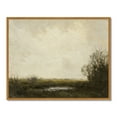 thumbnail image 3 of Drsoum Vintage Grassland Classic Canvas Wall Art 11x14in Natural Framed Landscape Painting Modern Farmhouse Kitchen Office Decor, 3 of 6