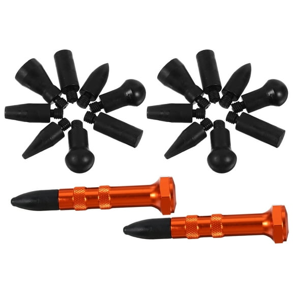 Auto Dent Tap Down Kit with Replacement Tips Professional DIY Dent Removal Tools for Car Body Repair and Hail Damage Fixing