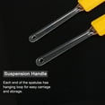 thumbnail image 4 of 2pcs Kitchen Utensils Flexible Silicone Spatula Heat Resistant Rubber Scraper Cooking Baking Yellow, 4 of 7