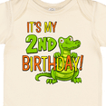 thumbnail image 4 of Inktastic It's My 2nd Birthday with Cute Green Alligator Boys or Girls Baby Bodysuit, 4 of 5