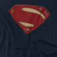 thumbnail image 3 of Batman V Superman Superman Costume Shield Kids T Shirt (2) for Youth Toddler Boys and Girls, Navy, 3 of 5