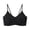 Black, variant on Cool Comfort Bras for Women, Seamless Wireless No Underwire Full Coverage Bralette, Thin Strap Breathable Everyday T-Shirt Bra