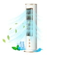 thumbnail image 4 of Fwttom Oscillating Tower Fan - Quiet Standing Fan, 3 Speeds Mini Portable Personal Desk Fan That Blow Cold Air, Fan for Bedroom Office Kitchen, 12.9", 4 of 9