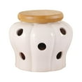 thumbnail image 1 of DOLITY Garde-Ail Boho Ventilé Collations Bonbons Conteneur de Stockage en Céramique Rond, 1 of 7