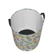 thumbnail image 3 of Goofa Skateboard Printed Circular Hamper,Laundry Basket with Handles,Storage Baskets Foldable,Large Capacity Laundry Hamper-Medium, 3 of 8