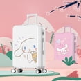 thumbnail image 3 of Maleta con ruedas Kawaii Sanrioed Cinnamoroll de 18 a 26 pulgadas con ruedas universales de Anime para estudiantes, de gran capacidad de almacenamiento, 3 of 5