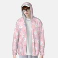 thumbnail image 2 of Saiise Easter Cute Rabbit Pattern Sun Protection Hoodie for Men and Women, Lightweight Quick-Dry Windproof with Hood and Zip-XX-Large, 2 of 7