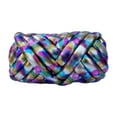 thumbnail image 1 of Hilo grueso, hilo voluminoso, tejido a mano, nudo trenzado, 500 g, hilo para tejer a brazo, longitud 15 m Vistoso, 1 of 9