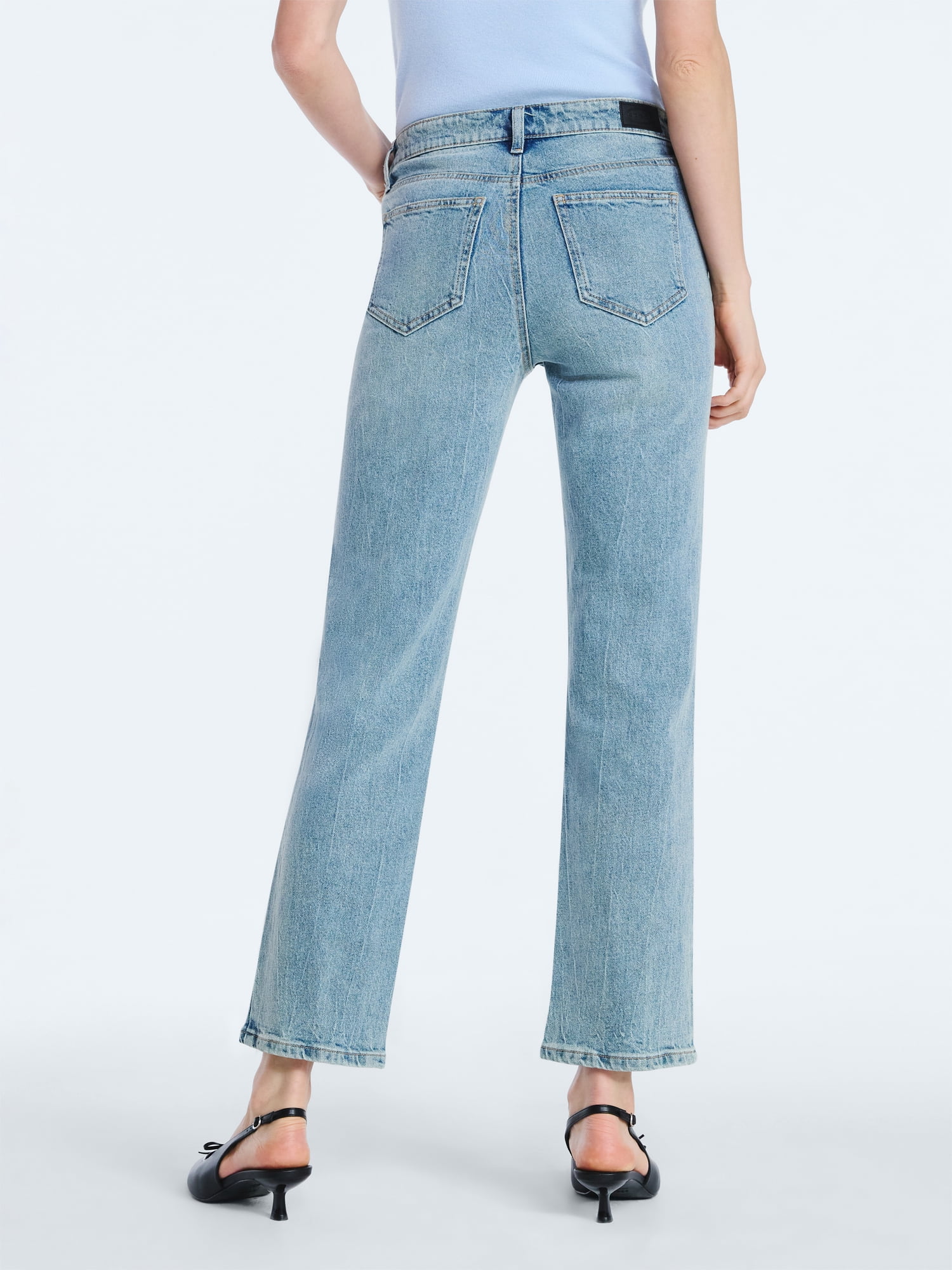 Scoop Women's Low Rise Slim Jeans, 30" Inseam, Sizes 0-20