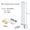 WhiteSMA, variant on 4G LTE Omnidirectional Outdoor Antenna 600–4900MHz with SMA Connector
