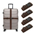 thumbnail image 1 of Uxcell 4 Pcs Correar de Equipaje para Maletas, Correa de Conector de Equipaje Ajustable con Hebilla para Maleta, Accesorios de Equipaje para Conectar Bolsa de Maleta, Marrón Oscuro, 1 of 7