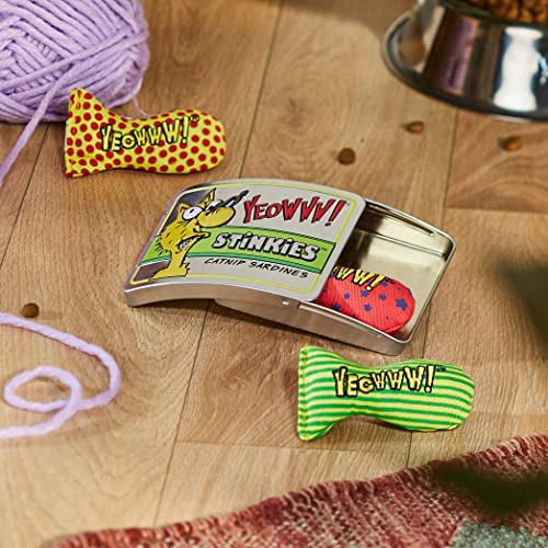 YEOWWW Strong Pet Catnip Banana Toy, Pure Organic Leaf and