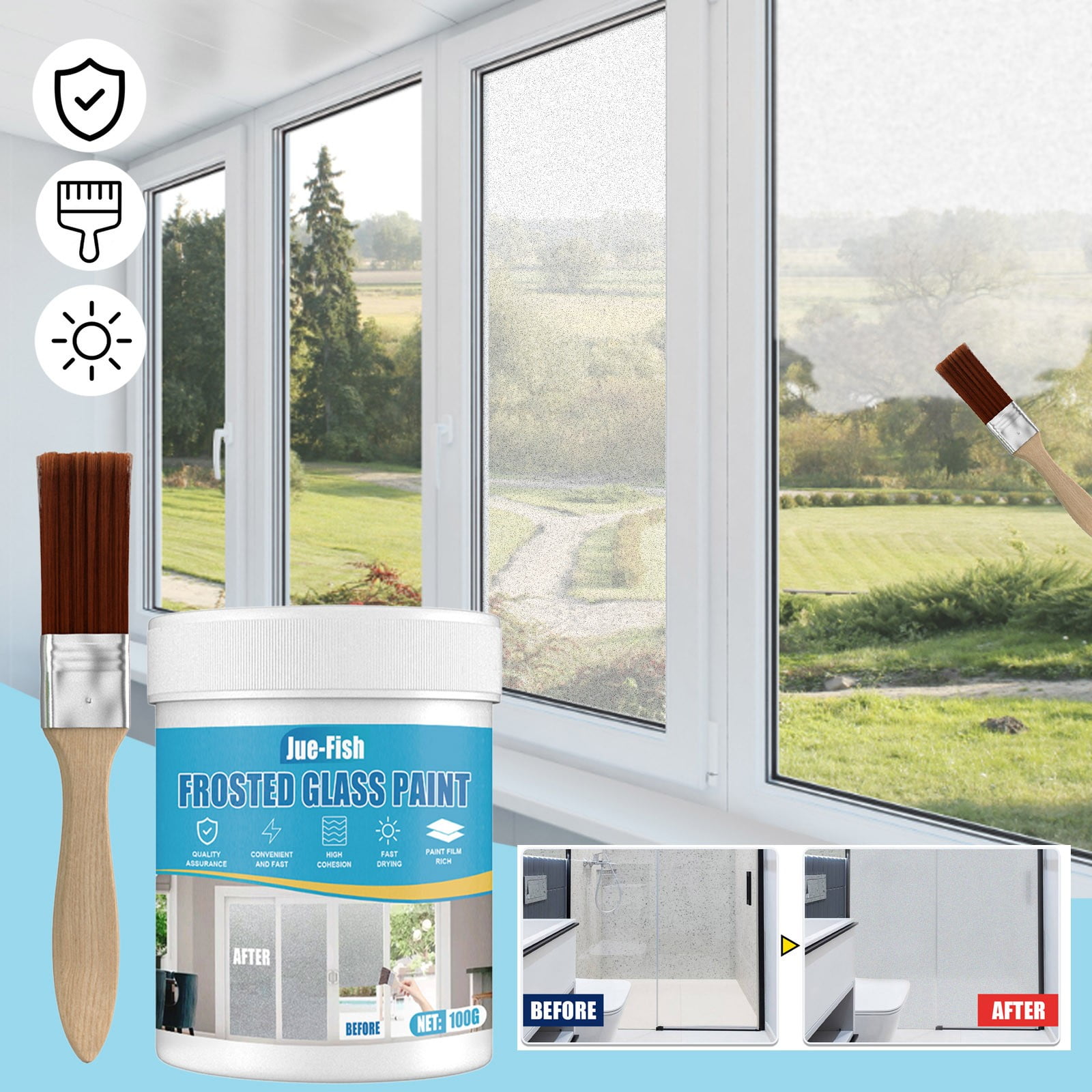Frosted Glass Paint Door And Window Shading Frosted Glass Paint Hazy Frosted Glass Paint