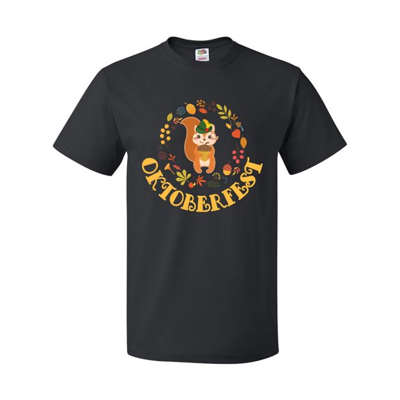 Inktastic Oktoberfest Autumn Festival Squirrel T-Shirt
