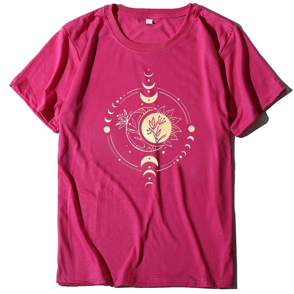 Stylish Women's Casual Short Sleeve Printed T-Shirt Comfortable Summer Tee for Everyday Use and Celebrations