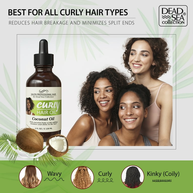 Coconut oil for curly hair discount