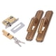 thumbnail image 2 of Cerradura de la manija de la puerta del hogar juego de cerradura de la manija de la puerta de aleación de aluminio Negro a prueba de ladrones Pintura exterior interior de ANGGREK Otros, 2 of 8