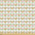 thumbnail image 2 of Ambesonne Valentines Fabric by the Yard Upholstery, Repetitive Hearts Shape, 5 Yards, Rose Peach and White, 2 of 5