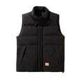 thumbnail image 2 of Fesfesfes Casual Fashion New Men's Down Padded Vest Color Block Mock Neck Sleeveless Vest Casual Winter Warm Outwear Jackets Sale Clearance, 2 of 5