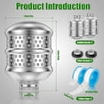 thumbnail image 3 of WHEANG 2Pcs Aluminum Garden Filter Water Softener Sprinkler Filter Garden Water Purifier, 3 of 9